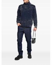 DIESEL K-Oakland-Zip Sweater in Red for Men | Lyst