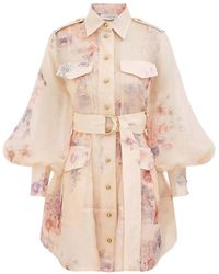 Zimmermann - フローラル ミニドレス - Lyst