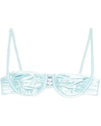 Isa Boulder - Ruched Weave Bikini Top - Lyst