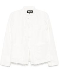 COMME DES GARÇON BLACK - Stand Collar Jacket - Lyst