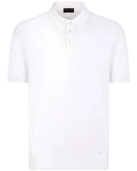 Gran Sasso - Short-Sleeve Button Polo Shirt - Lyst