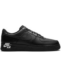 nike air force 1 emblem black