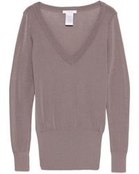 Lemaire - Pullover mit V-Ausschnitt - Lyst