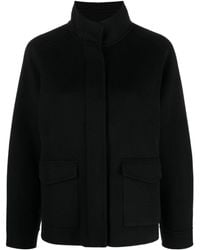 Arma - Funnel-neck Long-sleeve Wool Jacket - Lyst