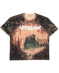Acne Studios - Cave-Graphic T-Shirt - Lyst