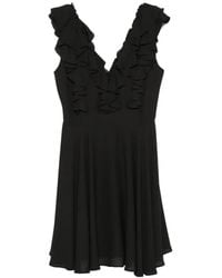 Hanita - Ruffled V-Neck Dress - Lyst