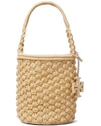 Tory Burch - Ella Hand-Crocheted Popcorn Bucket Bag - Lyst