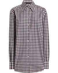 Dolce & Gabbana - Gingham-Check Shirt - Lyst