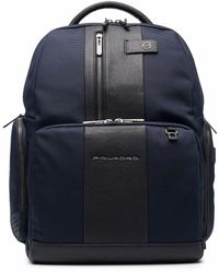 Piquadro Bagmotic Panelled Backpack - Blue