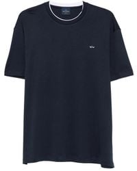 Paul & Shark - Logo-Patch Short-Sleeve T-Shirt - Lyst