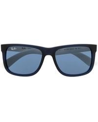 Ray-Ban - Eckige 'Justin' Sonnenbrille - Lyst