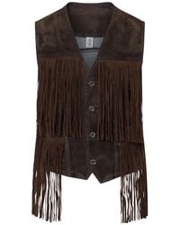 Liu Jo - Fringed Vest - Lyst