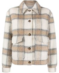 Woolrich - Check-pattern Shirt Jacket - Lyst
