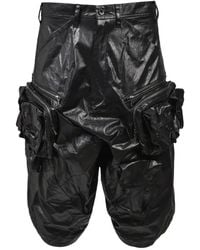 Julius - Pantalones Cortos Cargo Con Detalle De Bolsillo - Lyst