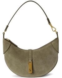 Polo Ralph Lauren - Polo Id Mini Suede Shoulder Bag - Lyst