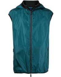 Kiton - Contrasting-detail Hooded Gilet - Lyst