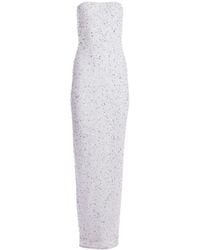 retroféte - Riverly Sequin-embellished Strapless Gown - Lyst