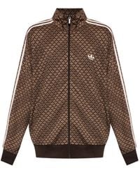adidas - Sweat Firebird À Monogramme Imprimé Et Rayures - Lyst