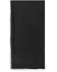 Emporio Armani - Modal-Blend Scarf With Jacquard Logo Signature Capsule - Lyst