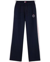 Tommy Hilfiger - Logo-Patch Side-Stripe Track Pants - Lyst