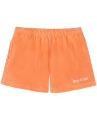 Sporty & Rich - Shorts sportivi Italic Logo - Lyst