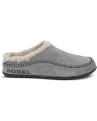 Sorel - Stitched Shearling Slippers - Lyst