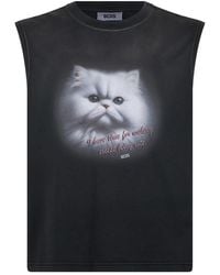 Gcds - Top sin mangas Cat Boxy - Lyst