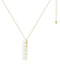 Tasaki - 18K Collection Line Balance Plus Akoya Pearl Pendant - Lyst