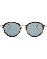 Thom Browne - Tortoiseshell Round-Frame Sunglasses - Lyst