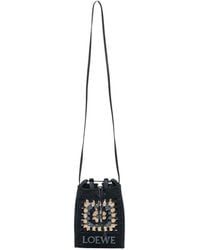 Loewe - Crochet-Knit Cross Body Bag - Lyst
