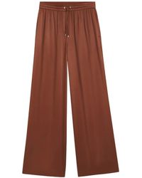 BOSS - Satin-Finish Drawstring-Waist Trousers - Lyst