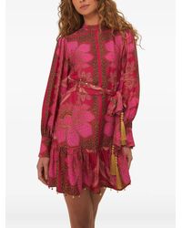 FARM Rio - Vestido corto con motivo y lentejuelas - Lyst