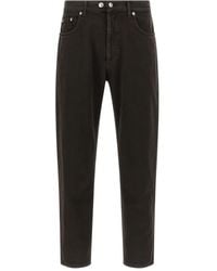 Department 5 - Musso Used-Effect Cotton Jeans - Lyst