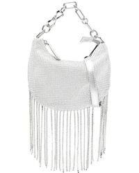 Twinset - Fringed Rhinestone-Embellished Mini Bag - Lyst