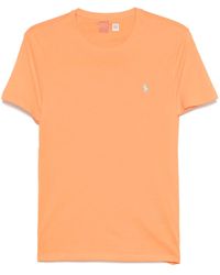 Polo Ralph Lauren - Katoenen T-Shirt Met Ronde Hals - Lyst