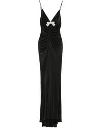 Nissa - Bow-Detailed Maxi Dress - Lyst