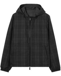 Burberry - Omkeerbaar Geruit Jack Met Capuchon - Lyst
