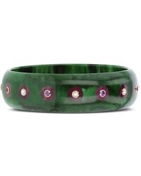 Mark Davis - 18K Multi-Stone Bakelite Bangle - Lyst
