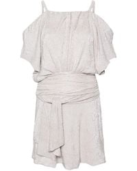 IRO - Mini-jurk Met V-hals - Lyst