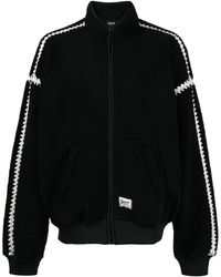 FIVE CM - Contrast-Stitching Zip-Up Bomber Jacket - Lyst