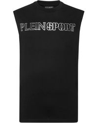 Philipp Plein - Logo-Print Cotton Vest - Lyst