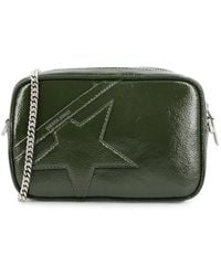 Golden Goose - Mini Star Zip Crossbody Bag With Tone-On-Tone Design And Logo, 16 X 10 X 6 Cm - Lyst