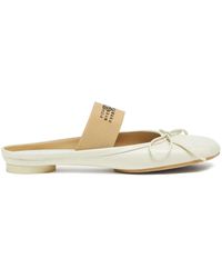 MM6 by Maison Martin Margiela - Smooth Leather Anatomical Ballerina - Lyst