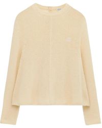 Loewe - Logo Cashmere Sweater - Lyst