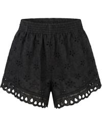 Ermanno Scervino - Broderie-Anglaise Scalloped Shorts - Lyst