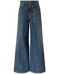 Pinko - Flared Jeans With Super Wide Leg - Lyst