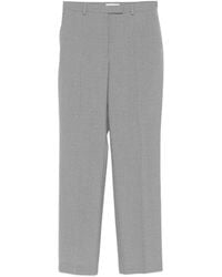 Jil Sander - Pressed-Crease Tailored Trousers - Lyst