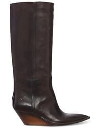 CAPASA MILANO - Camperos Knee-High Leather Boots - Lyst