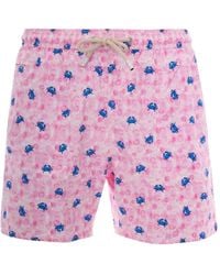 MC2 Saint Barth - Comfort Light Crab Bubble Costume Swim Shorts - Lyst