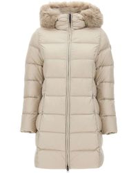 Colmar - Quilted Faux-Fur-Trimmed Padded Coat - Lyst